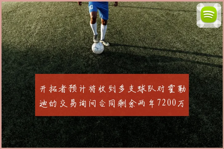 开拓者预计将收到多支球队对霍勒迪的交易询问合同剩余两年7200万